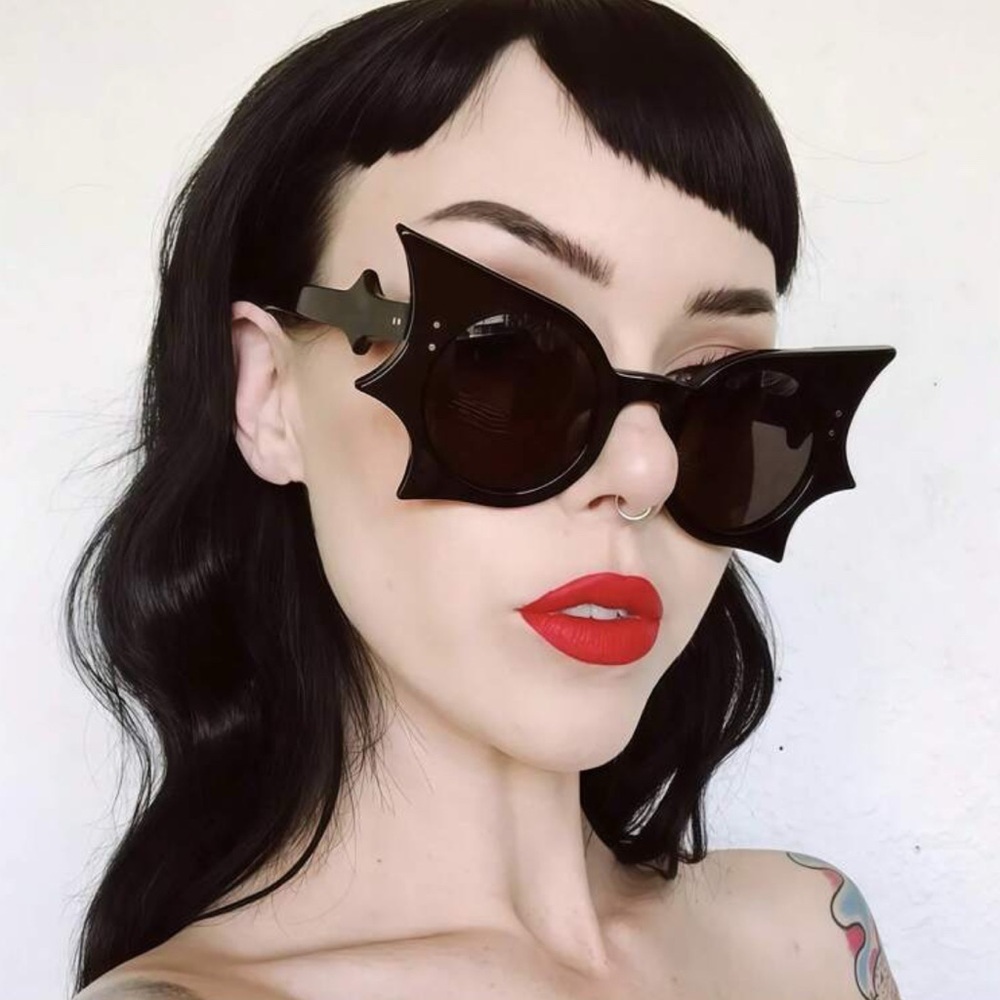 New Black Bat Sunglasses
